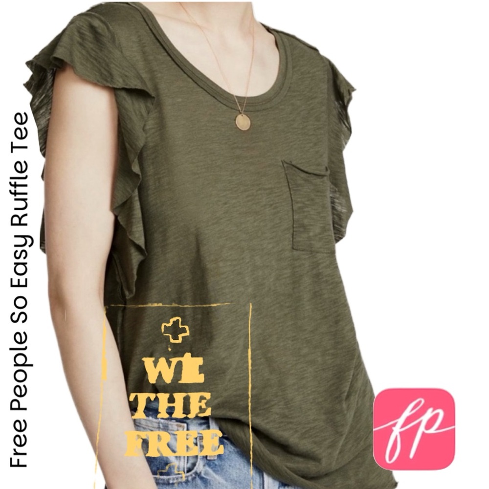 Free People Top Short Sleeve ‘So Easy’